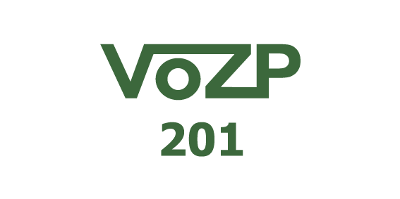 Logo VoZP — Vojenská zdravotní pojišťovna