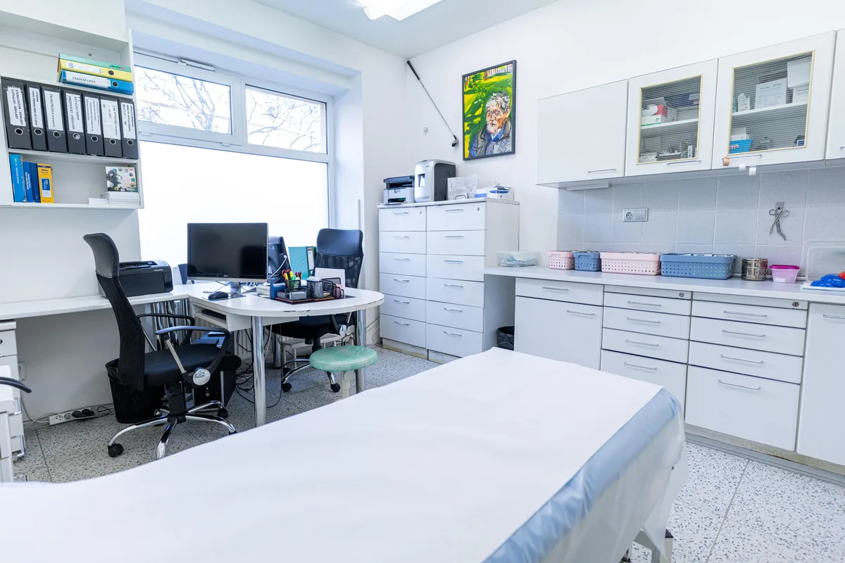 Interiér ordinace Chirurgie Dejvice